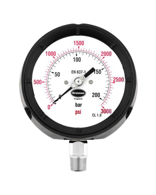 Brannan PG050 | Process Pressure Gauge, Phenolic Case | 115 mm, 0.5% Grade 2a - generaltechuae