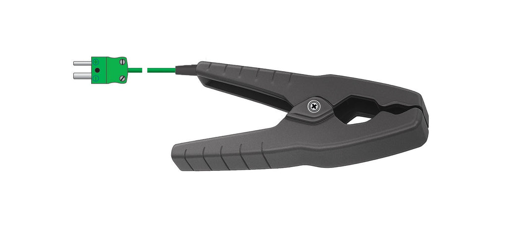 ETI 133-040 | Pipe Clamp Temperature Probe | Straight Lead, Ø6-30 mm Pipes - generaltechuae
