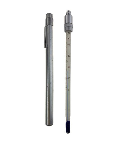 Brannan 22/848/3 | Heavy Duty Aluminium Case Pocket Thermometer | -30 to +50 °C/°F, 1 °C / 2 °F divisions - generaltechuae