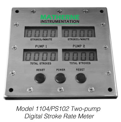 Matherne Pump Stroke Counters | 2- and 3-Pump Digital Stroke Rate Meters, IP66 - generaltechuae