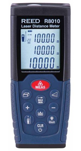 REED R8010 Laser Distance Meter, 328' (100m) - generaltechuae