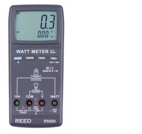 REED R5000 | Watt Meter | Range 0 to 6000W | Resolution 1W - generaltechuae