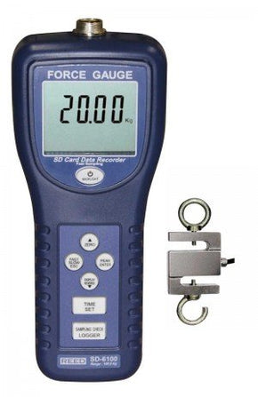 REED SD-6100 Data Logging Force Gauge, 220lbs (100kg) - generaltechuae