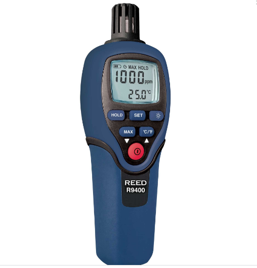 REED R9400 Carbon Monoxide Meter with Temperature - generaltechuae