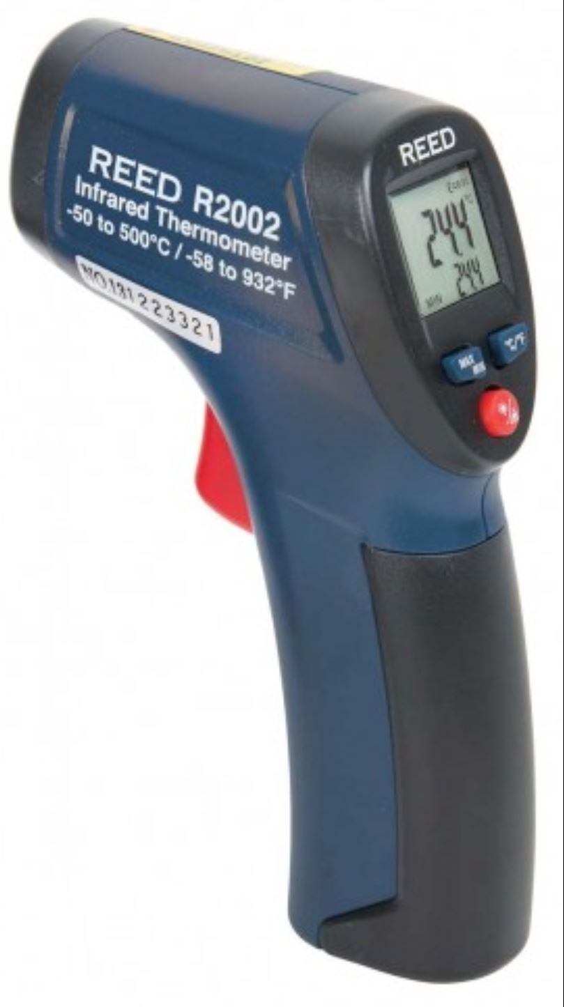 REED R2002 Compact Infrared Thermometer, 8:1, 932°F (500°C) - generaltechuae