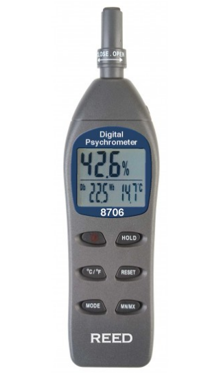 REED 8706 Psychrometer / Thermo-Hygrometer - generaltechuae