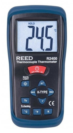 REED R2400 Type K Thermocouple Thermometer - generaltechuae
