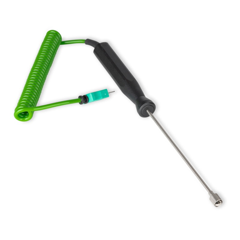 ETI 323-044 | Ribbon Surface Temperature Probe | Type K, Coiled Lead, Ø8 x 130 mm - generaltechuae
