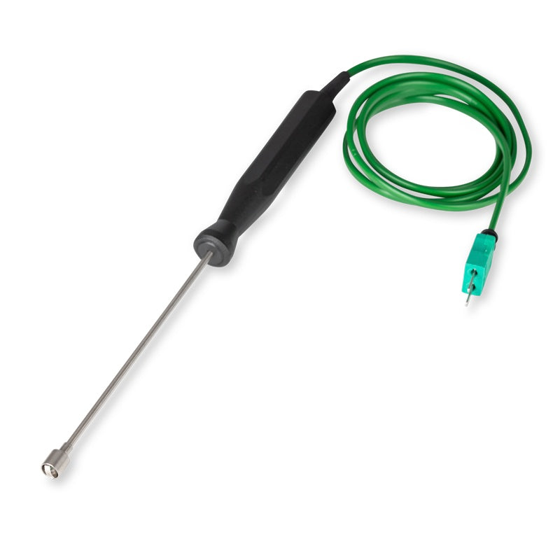 ETI 123-044 | Ribbon Surface Temperature Probe | Type K, Straight Lead, Ø8 x 130 mm - generaltechuae