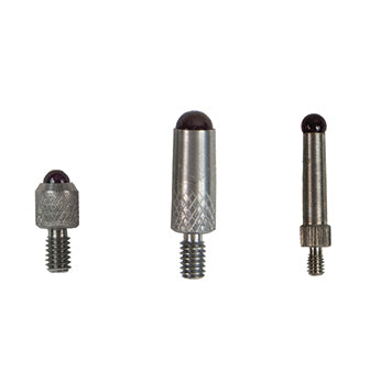 Flexbar 15334 | Ruby Ball Indicator Tip | 4mm ball, 1/2" length, 4-48 thread - generaltechuae
