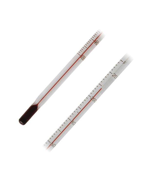 Brannan 44/009/7 | SAMA Type Spirit Laboratory Thermometer | -30 to +120 °F, total immersion, red spirit, FT10 - generaltechuae