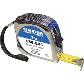 SENATOR 3m LACQUER COATING CHROME CASED LOCKING TAPE - generaltechuae