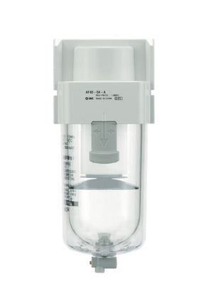 SMC AF40-04D-A | Filter | Clear Bowl | Series AF | Port Connection Rc 1/2 | Filtration Size 5µm