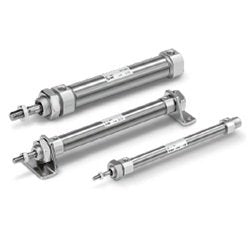 SMC CD85N16-10-B | Round Body Cylinder | Double Acting | Series C85 | Bore 16mm | Stroke 10mm - generaltechuae