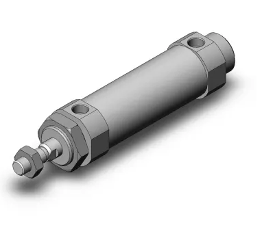 SMC CDM2B32-50Z | Round Body Cylinder | Double Acting | Series CM2 | Bore 32mm | Stroke 50mm - generaltechuae