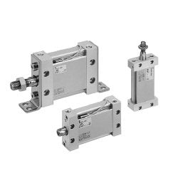 SMC MDUB32-50DMZ | Compact Cylinder | Double Acting | Series MDU | Bore 32mm | Stroke 50mm - generaltechuae