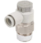SMC AS1201F-M5-04A | Flow Contoller | Series AS | Inlet Port M5 x 0.8 Male | Tube Size 4mm