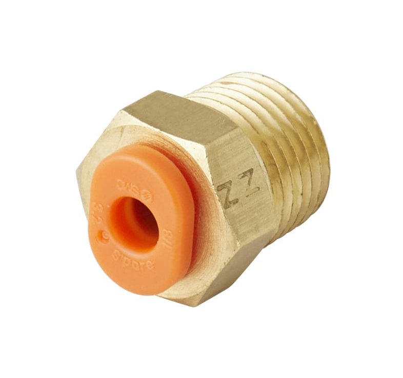 SMC KQ2H10-02AS | Straight Fitting | Threaded-to-Tube | Series KQ2 | Connection R 1/4 Male | Tube Size 10mm - generaltechuae