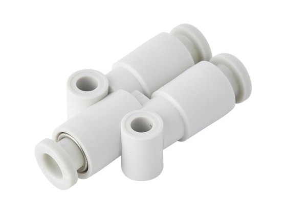 SMC KQ2U04-00A | Union Y Fitting | Tube-to Tube Adaptor | Series KQ2 | Tube Size 4mm - generaltechuae