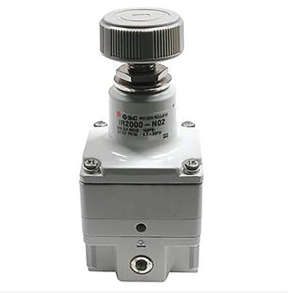 SMC IR2000-02-A | Precision Pressure Regulator | Series IR2000 | Port Connection R 1/4 Female | Pressure Range 0.005 to 0.2 Mpa - generaltechuae