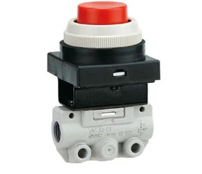 SMC VM132-M5-33A | Push Button | Mechanical Valve | Series VM | Number of Ports 3