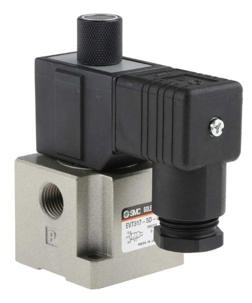 SMC EVT317V-5D-02F-Q | Solenoid Valve | Vacuum | Series VT317 | Connection G 1/4 | Voltage 24V dc - generaltechuae