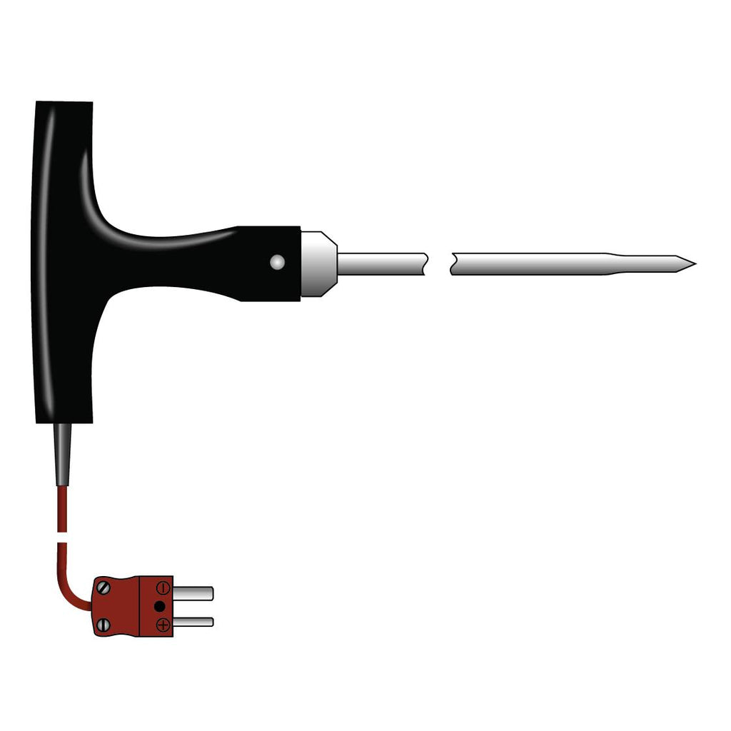 ETI 137-126 | T-Shaped Penetration Probe | Type T, 100 mm, Straight Lead - generaltechuae