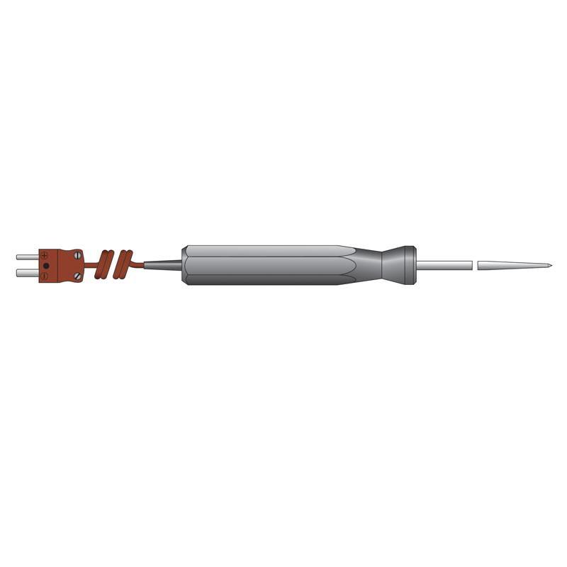 ETI 327-168 | Extended Penetration Temperature Probe | Type T, Coiled Lead, Ø3.3 x 300 mm - generaltechuae