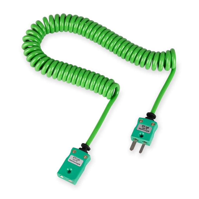 ETI 627-741 | Temperature Probe Extension Lead | Type K, Coiled, 2 m - generaltechuae