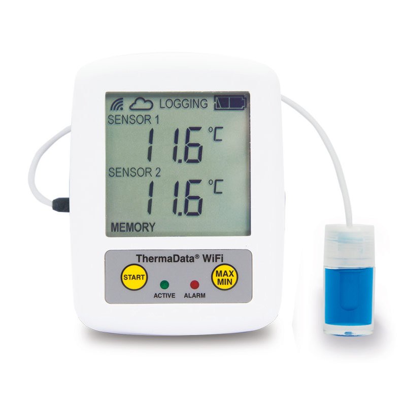 ETI 298-011-PHM | ThermaData WiFi Pharm Data Logger | TD1F PHM, 1 Probe - generaltechuae