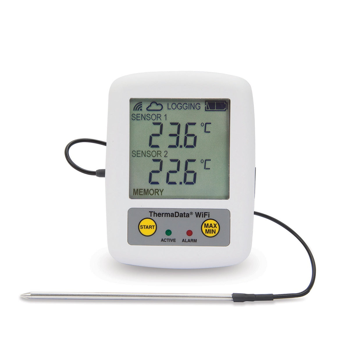 ETI 298-011 | ThermaData WiFi Logger TD1F | Remote Probe & Internal Sensor - generaltechuae