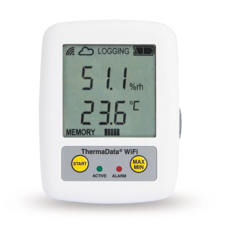 ETI 298-621 | ThermaData WiFi Humidity Logger | Temperature & Humidity, 2 x 9,000 Readings - generaltechuae