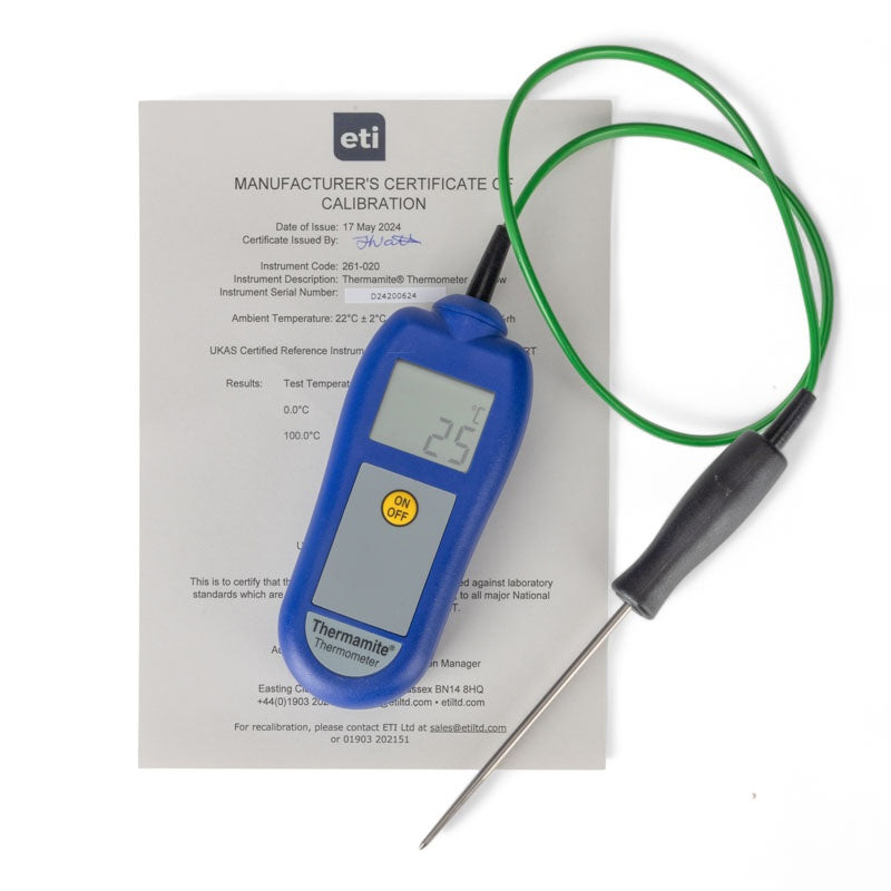 ETI 261-040 | Thermamite HACCP Process Thermometer | Red, -50 to 300 °C, with Probe - generaltechuae (4)