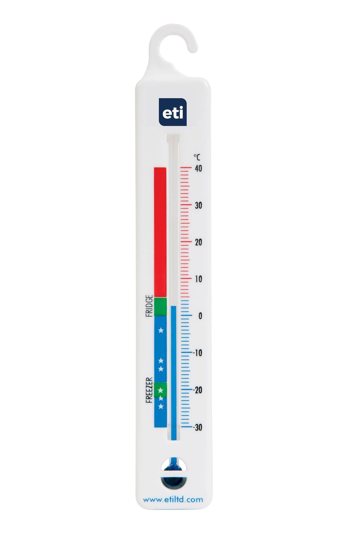 ETI 803-000 | Vertical Spirit-Filled Fridge Freezer Thermometer | -30 to 40 °C - generaltechuae