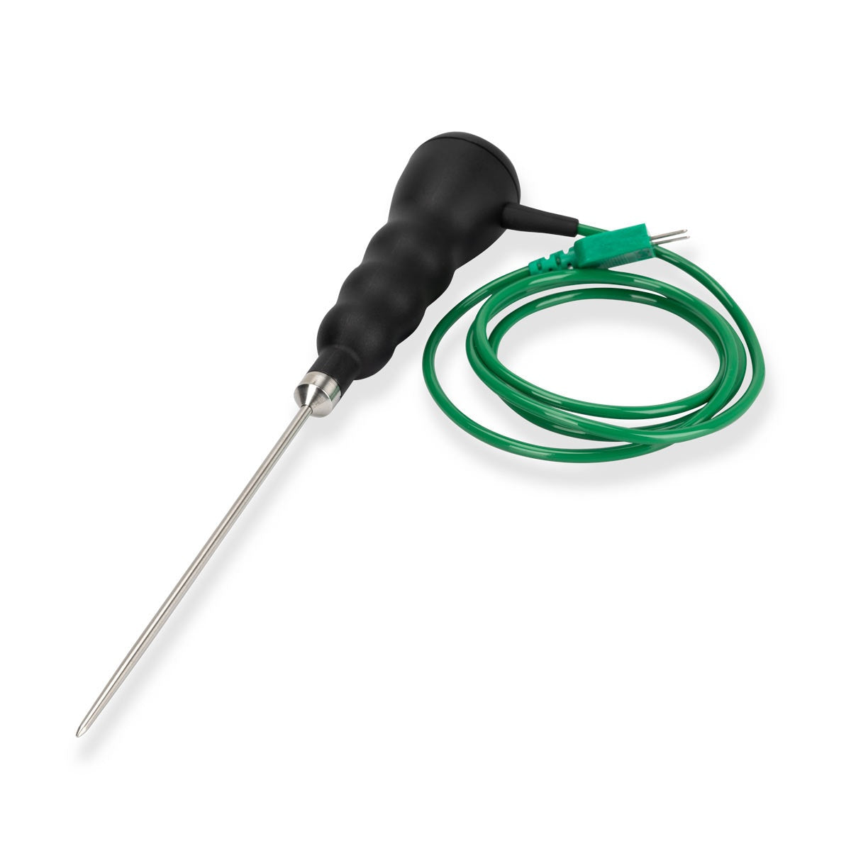 ETI 143-162 | Waterproof Thermocouple Penetration Probe | Black, straight lead, Type K - generaltechuae