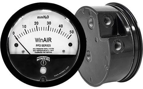 Winters PFD40218C | WinAIR Differential Gauge | PFD SERIES 0/500 PA 1/8'' NPT 2% ACCURACY, C - generaltechuae