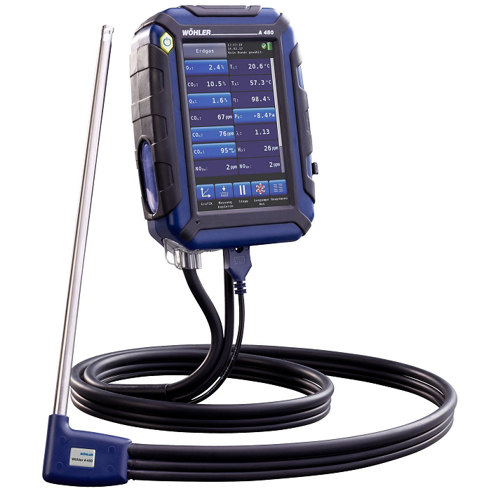 Wohler A 450 L | Flue Gas Analyzer | 100,000 ppm CO-Sensor