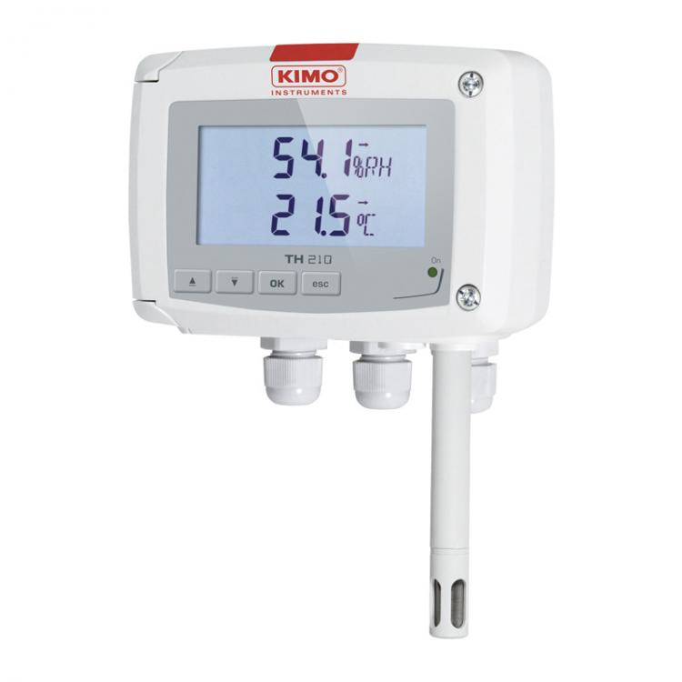 Humidity and temperature transmitter, Range From 0 to 100 %RH 