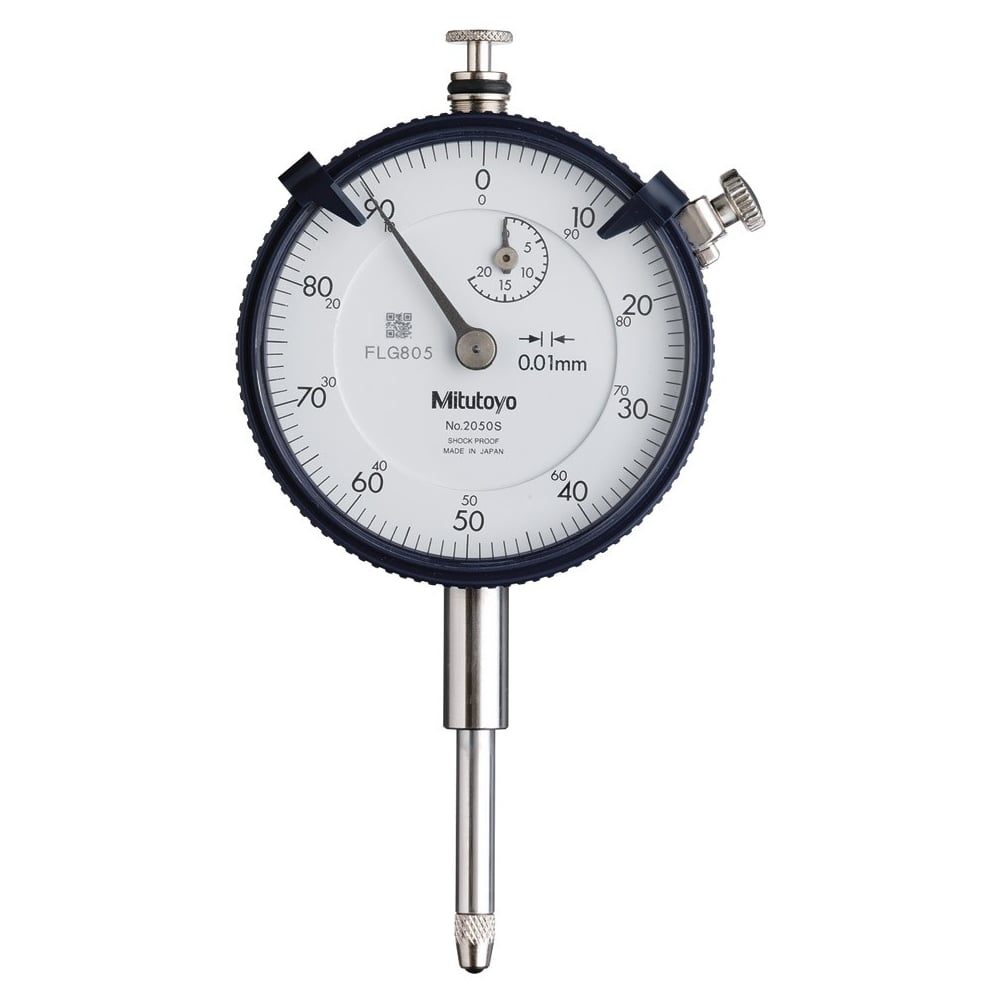 Mitutoyo 2050S Dial Indicator Range 20mm, Graduation 0.01 mm