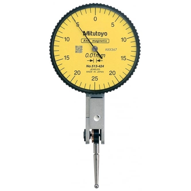 Mitutoyo 513-424E Lever Indicator Range 0.5mm, Graduation 0.01 mm